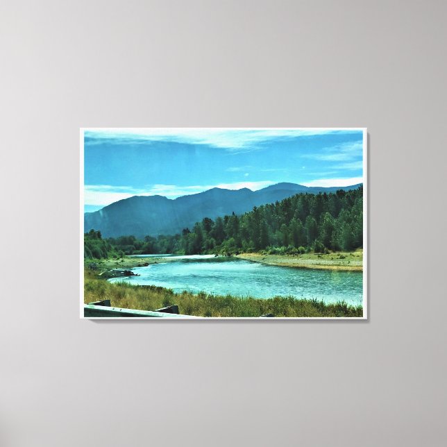 Cowlitz River, Randle, Washington Canvas Print (Front)