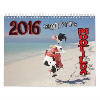 COWmical look at 2016 AnUDDER Year with Mootilda Calendar