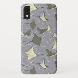 Cownose Stingray Ocean Pattern iPhone XR Case
