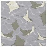 Cownose Stingray Ocean Pattern Fabric