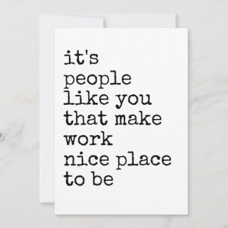 Coworker Appreciation Minimalist Thank You Invitation