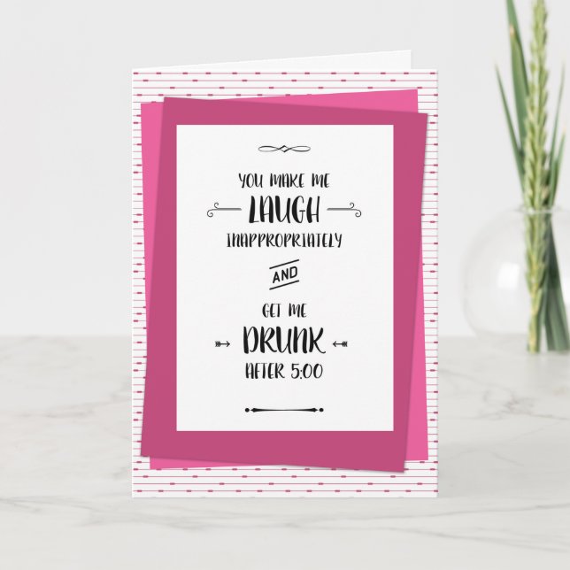 Coworker BFF Friend Card (Front)