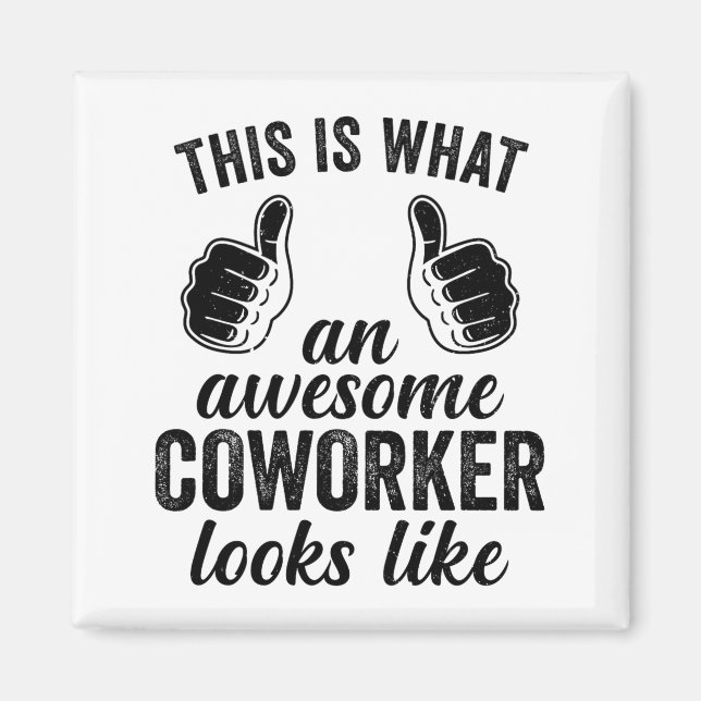 Coworker Birthday Employee Farewell Goodbye Going  Magnet (Front)