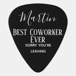 Coworker Boss Leaving ADD Funny Quote, Custom Guitar Pick