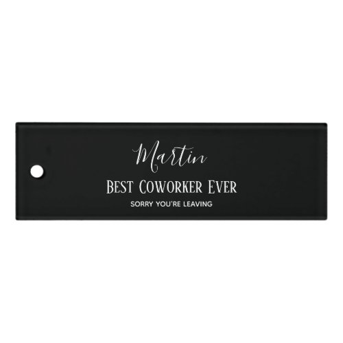 Coworker Boss Leaving ADD Funny Quote Custom Ruler