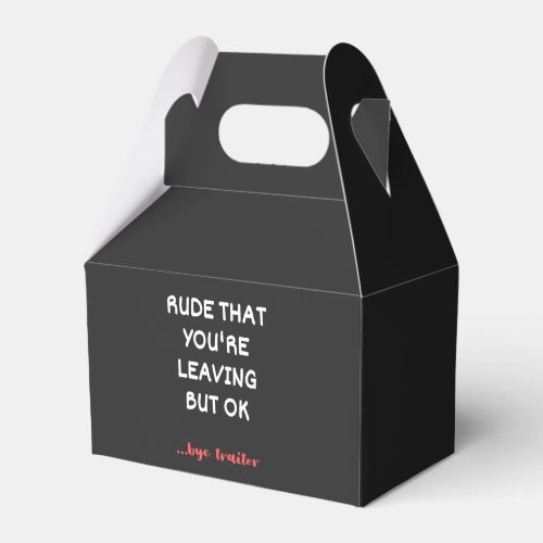 Coworker Coffee Mug _ Rude That Youre Leaving Favor Boxes
