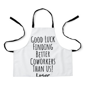 coworker, colleague, farewell, good luck T-Shirt Apron