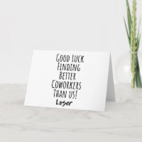 coworker, colleague, farewell, good luck T-Shirt K