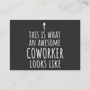 Coworker Gift, Coworker Mug, Awesome Coworker Business Card