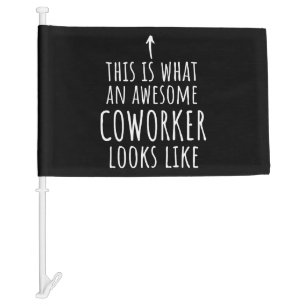 Coworker Gift, Coworker Mug, Awesome Coworker Car Flag