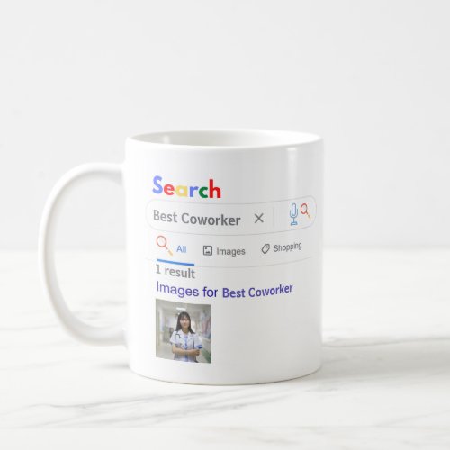 COWORKER GIft FUNNY Worlds BEST SEARCH Engine Coffee Mug