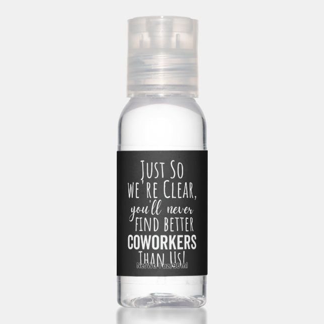 Coworker Goodbye | Coworker Moving | Leaving Gift Hand Sanitizer (Front)