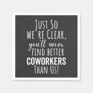 Coworker Goodbye Coworker Moving Leaving Gift Napkins