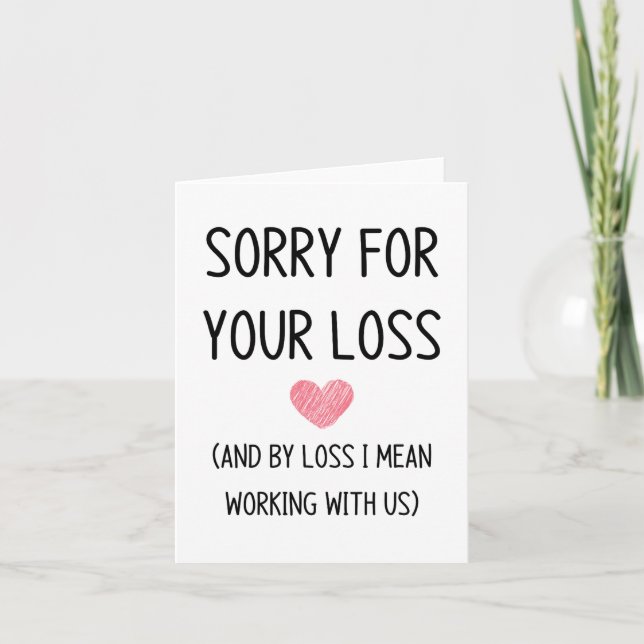 Coworker Leaving Card (Front)