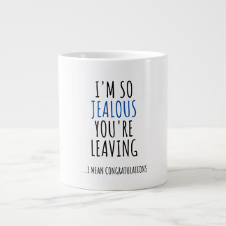 COWORKER LEAVING FUNNY CONGRATULATIONS GIANT COFFEE MUG