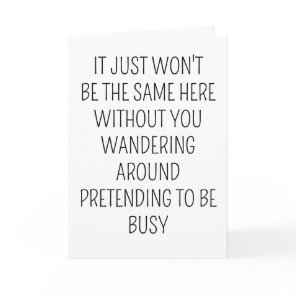 Coworker Leaving Gift Happy Retirement Going Away Card Coworker Leaving Gift Happy Retirement Going Away Card
