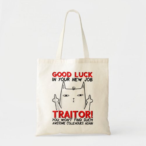 Coworker Leaving Quitting Going Away Job Change Co Tote Bag