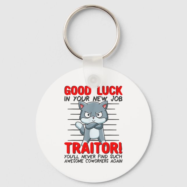 Coworker Leaving, Quitting Going Away, Job Change; Keychain (Front)