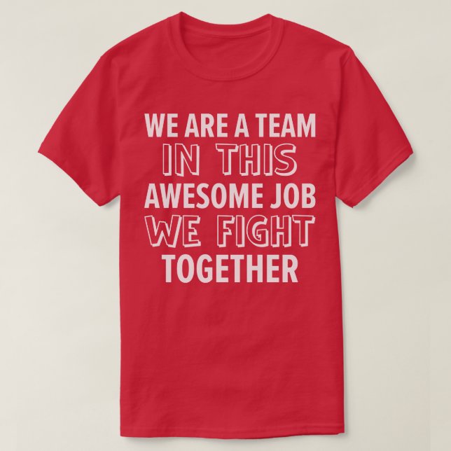 Coworker Office Family Heart Rate Medical Team Wor T-Shirt (Design Front)