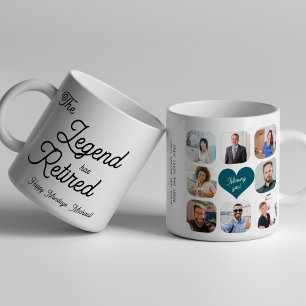 Coworker photos retirement  coffee mug