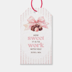 Coworker Valentine Sweet Office Gift Tag 