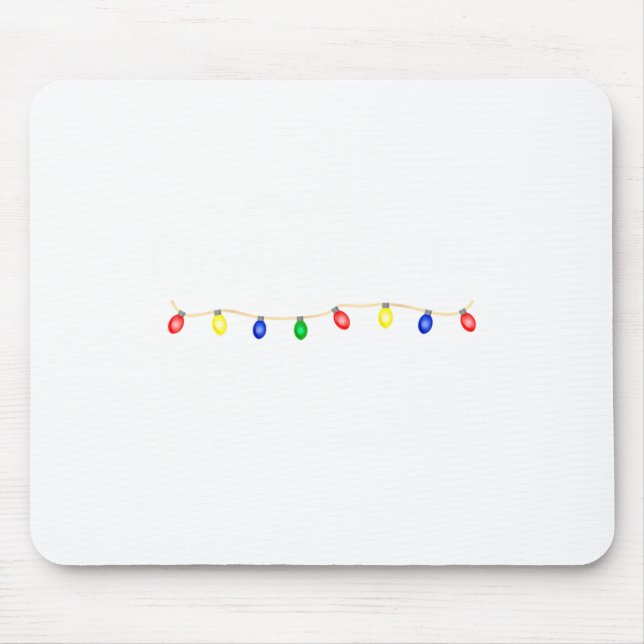 Coworkers Are Like Christmas Lights Funny Coworker Mouse Pad (Front)