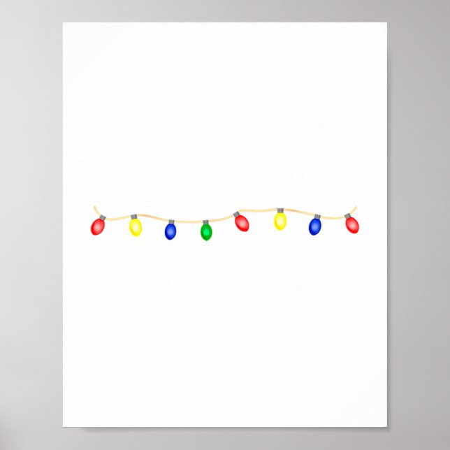 Coworkers Are Like Christmas Lights Funny Coworker Poster (Front)