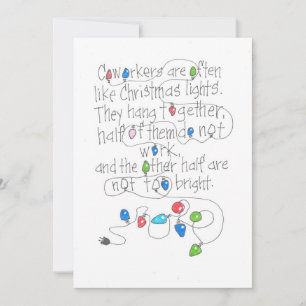 COWORKERS NOTE CARD