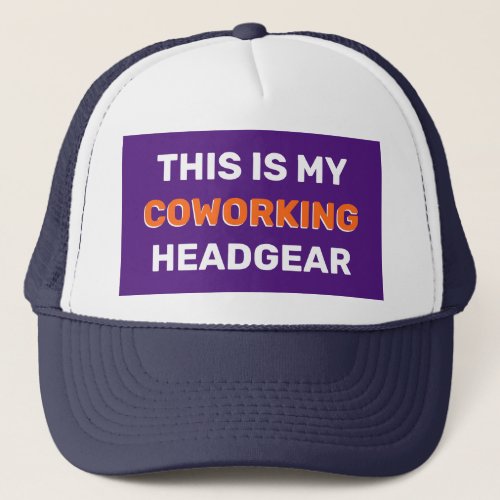 Coworking Headgearâ Trucker Hat