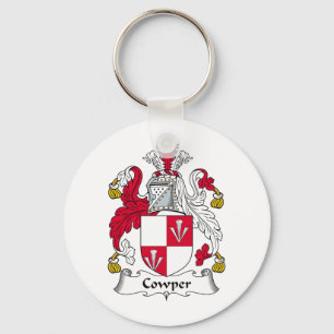 Cowper Family Crest Keychain