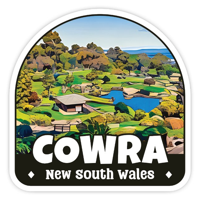 Cowra, NSW Australia Sticker (Cowra New South Wales, Australia Sticker)