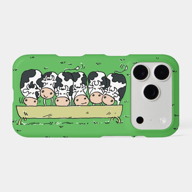 Cows and Catle in a Farmer's Field Case-Mate iPhone Case (Back (Horizontal))