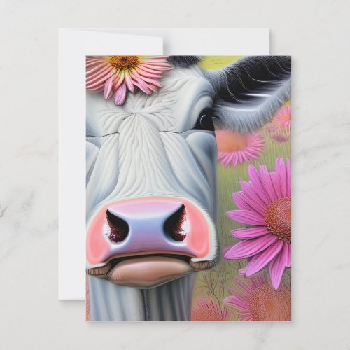 Cows are Domesticated Mammals that are Commonly ra Holiday Card