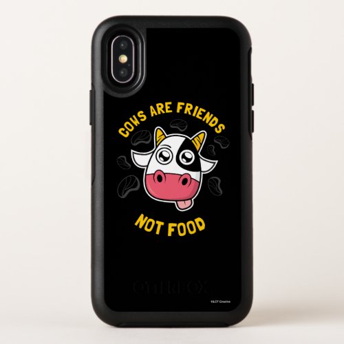 Cows Are Friends Not Food OtterBox Symmetry iPhone X Case