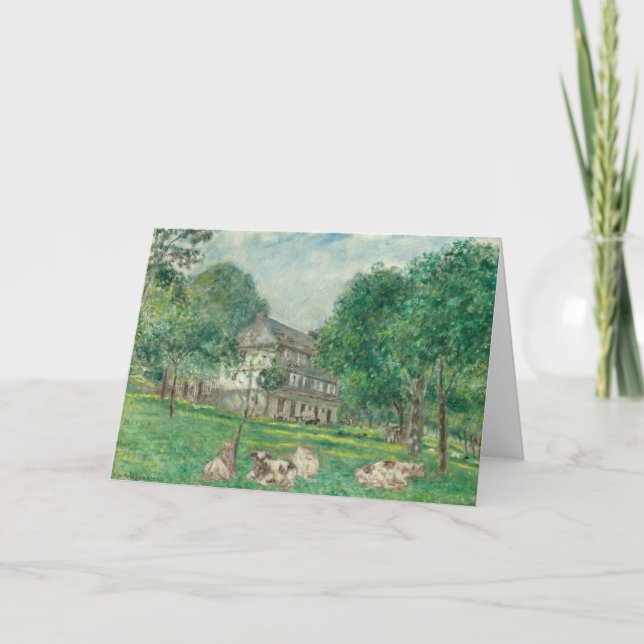 Cows at Noon | Frederick Carl Frieseke Card (Front)