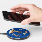 Cows being abducted by ufo wireless charger (Hand)
