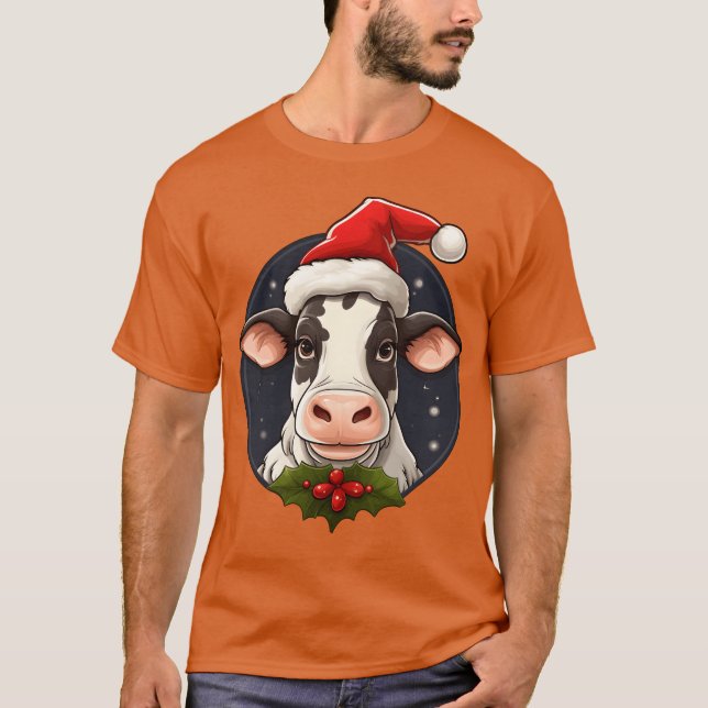 Cows Christmas friends T-Shirt (Front)