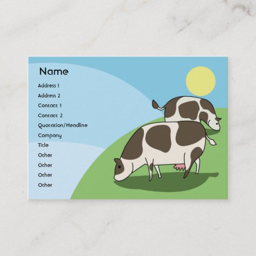 Cows - Chubby Business Cards