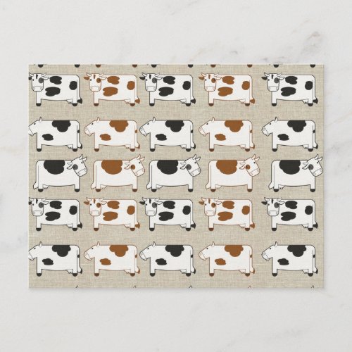 Cows Cows Cows Postcard