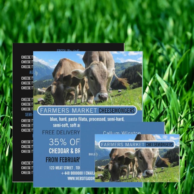 Cows Grazing, Cheesemonger Advertising Flyer (Creator Uploaded)