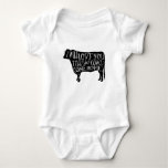 Cows, I Will Love You Till The Cows Come Home Baby Bodysuit at Zazzle