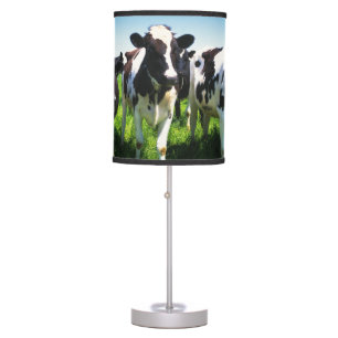 Cows in the field, Betsukai town, Hokkaido Table Lamp