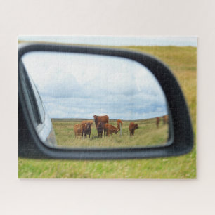 Cows in the mirror jigsaw puzzle