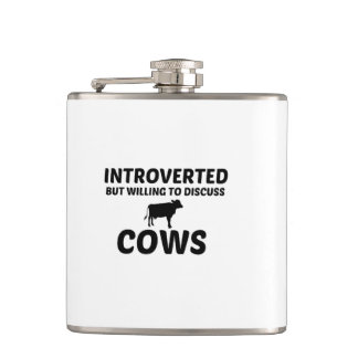 COWS INTROVERTED BUT WILLING TO DISCUSS FLASK