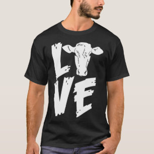 Cows love animal cow dairy farmers T-Shirt