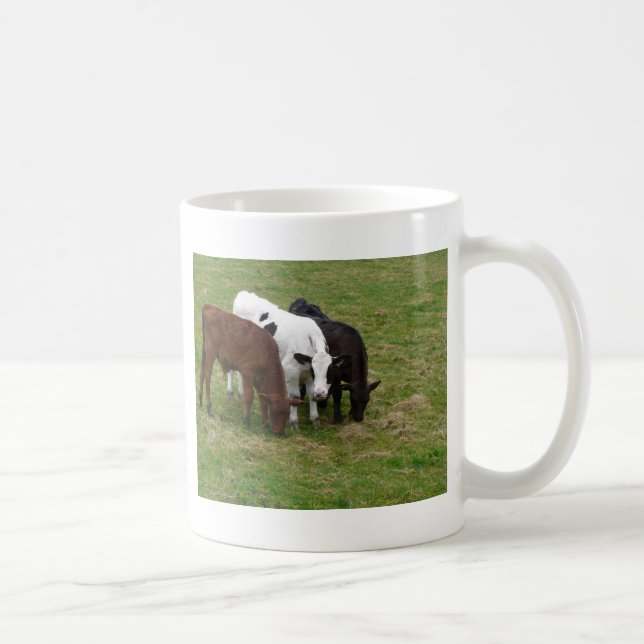 Cows Of All Colors Coffee Mug (Right)