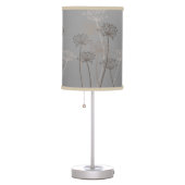 Cows Parsley grey brown beige lamp shade (Right)