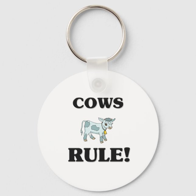 COWS Rule! Keychain (Front)