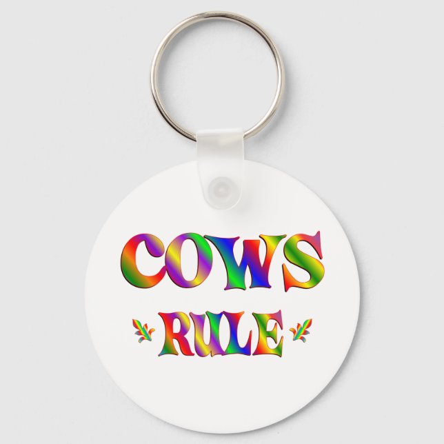 COWS RULE KEYCHAIN (Front)