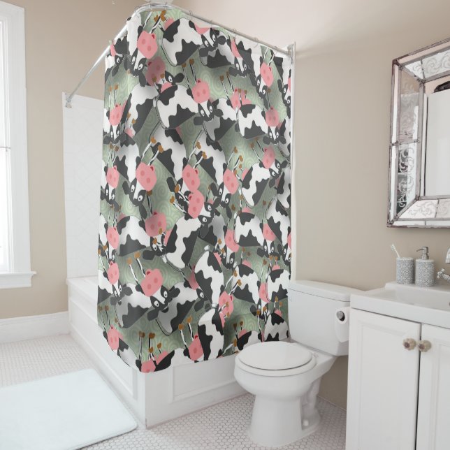 Cows Shower Curtain (In Situ)